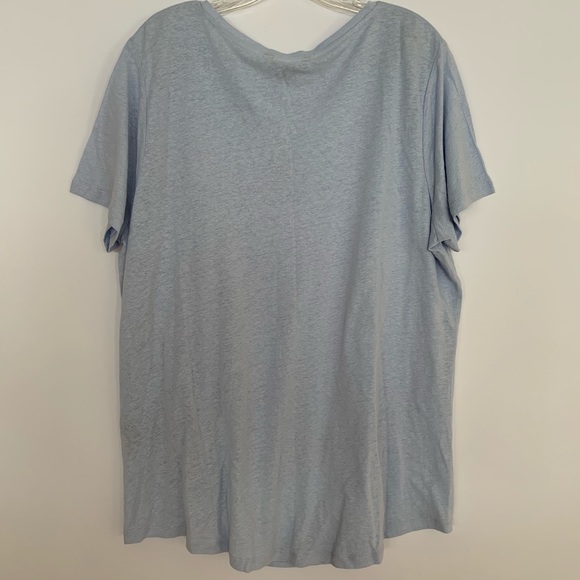 Ralph Lauren Knotted Waist Blue Tee 2X NWT - Picture 4 of 6